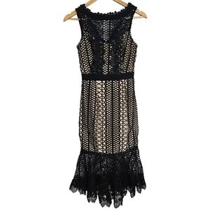 Endless Rose formal midi illusion‎ mermaid dress